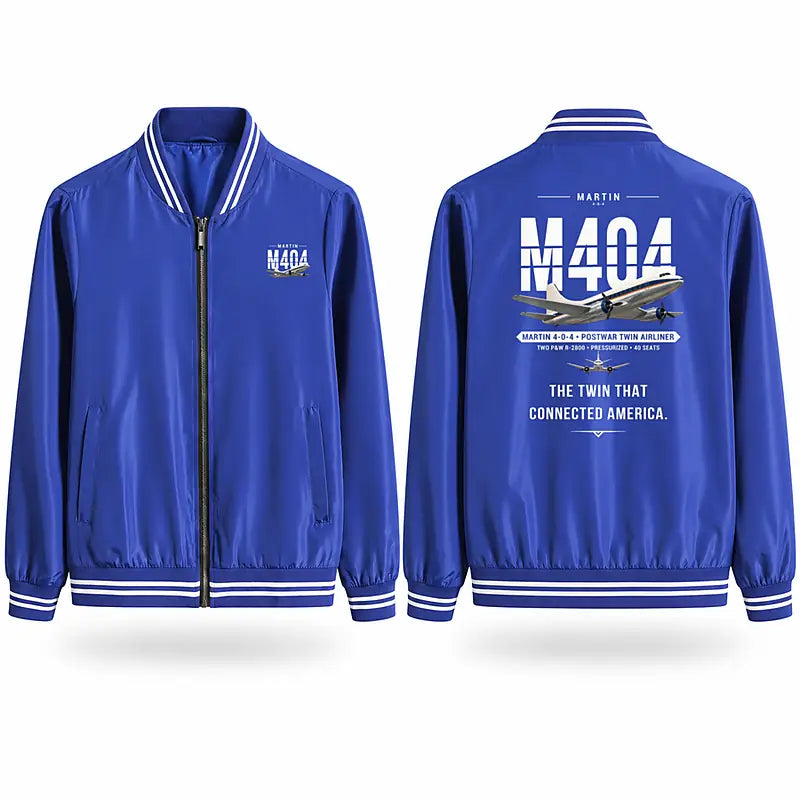Martin 4-0-4 Stylish Jackets - Baseball Collar - Original - Royal Blue