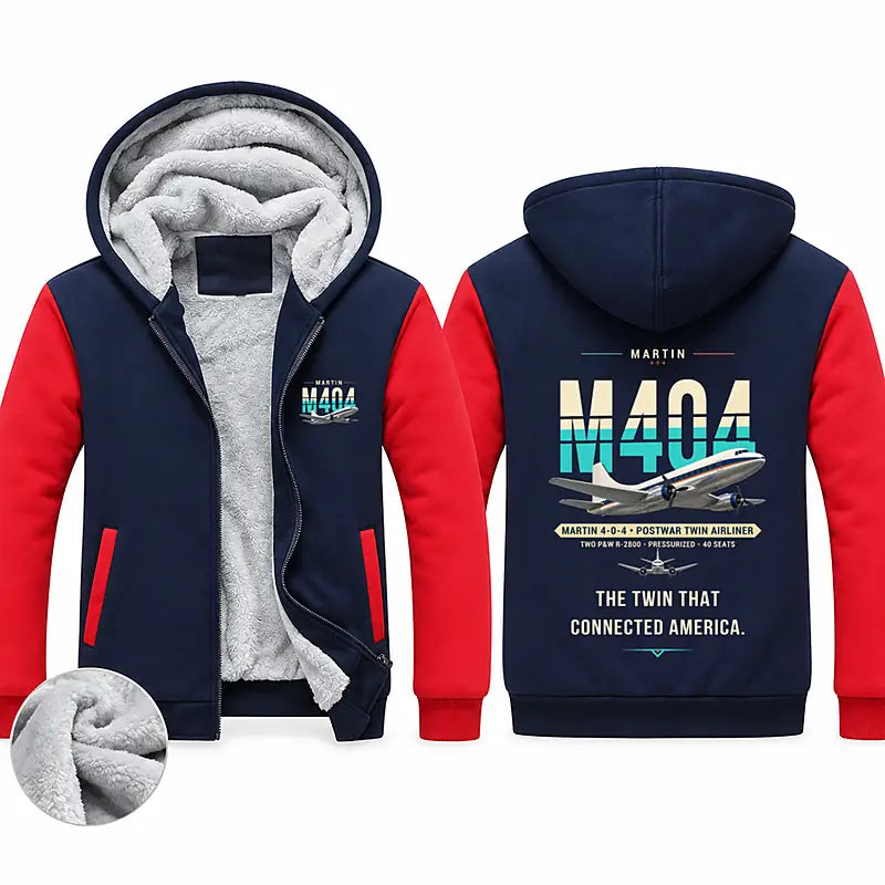 Martin 4-0-4 Zipped Sweatshirts - Original - Navy & Red