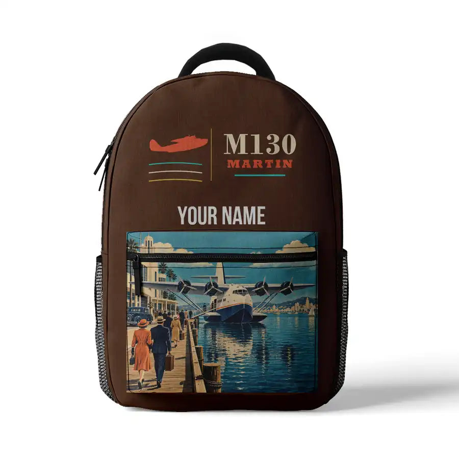 Martin M-130 - 3D Backpack - Brown + Name