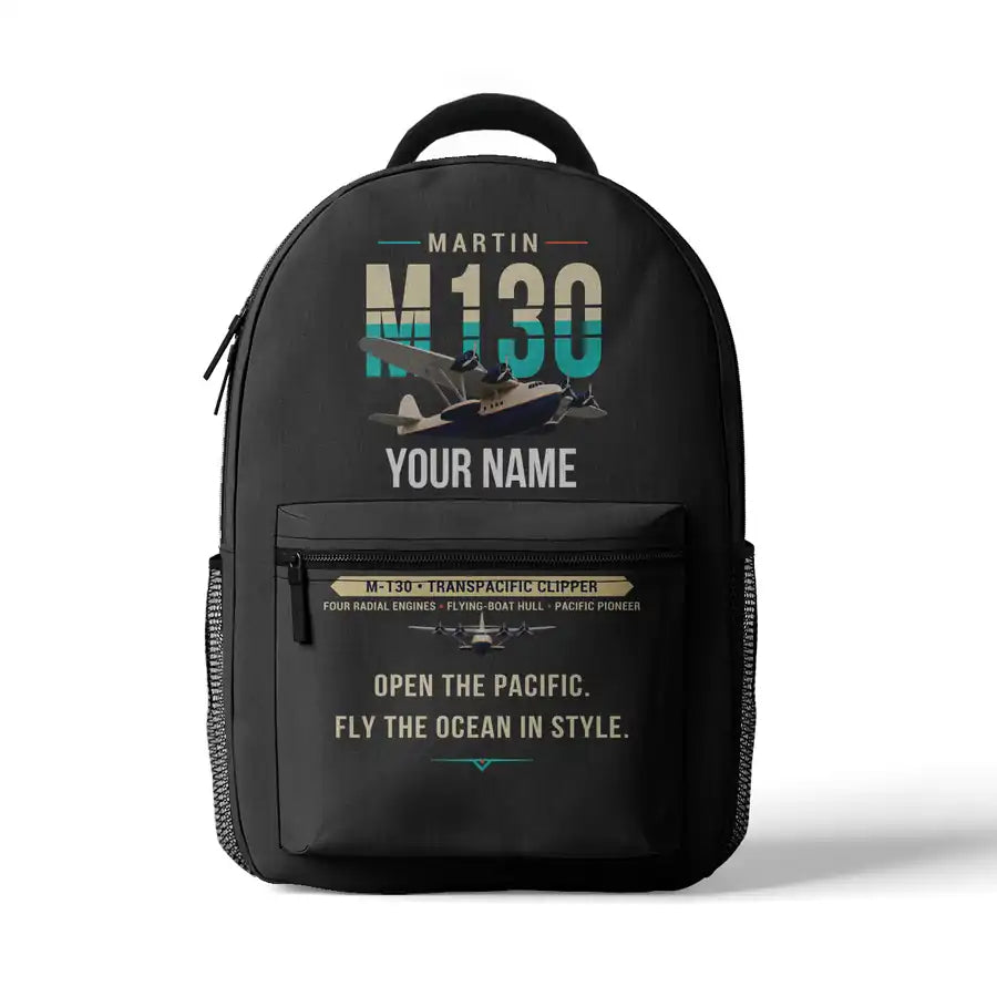 Martin M-130 - 3D Backpack - Original + Name - Gray