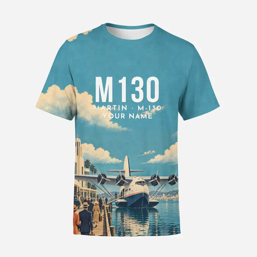 Martin M-130 3D All-Over Print Clothing - T-Shirt - 3D + Name