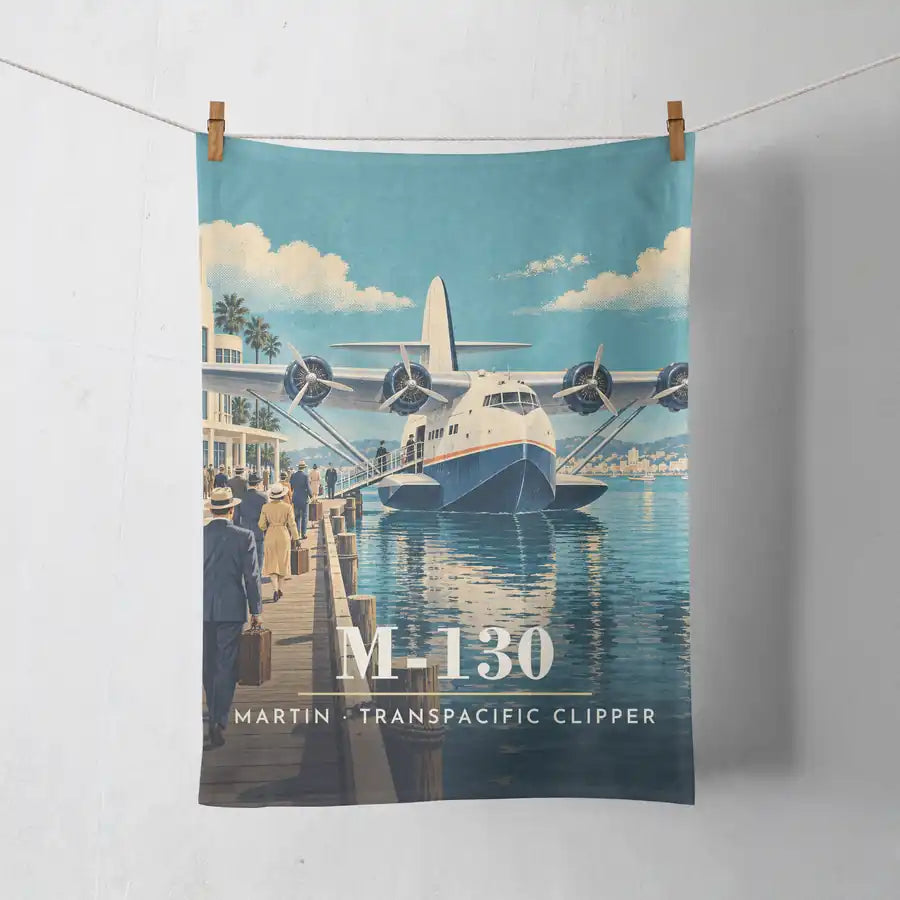 Martin M-130 - 3D - Towel - Full Print