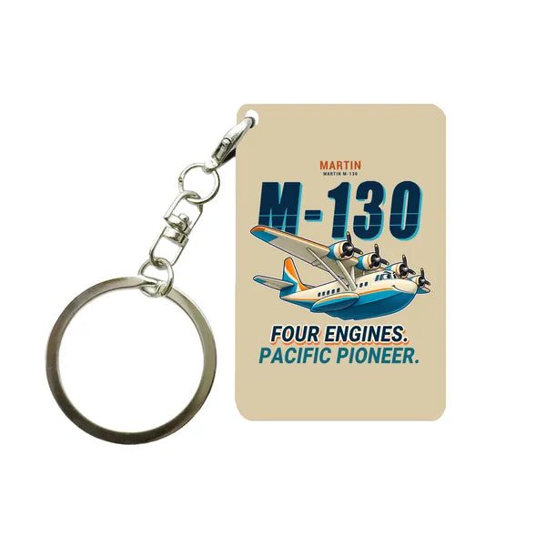 Martin M-130 - Cartoon - Key Chain - Beige