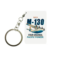 Thumbnail for Martin M-130 - Cartoon - Key Chain - White