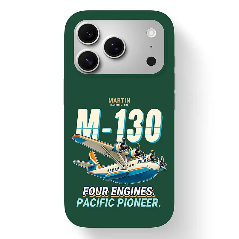 Martin M-130 - Cartoon - MagSafe iPhone 17 Pro - Dark Green