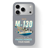 Thumbnail for Martin M-130 - Cartoon + Name - MagSafe iPhone 17 Pro - Gray