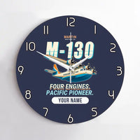 Thumbnail for Martin M-130 - Cartoon + Name - No Frame - Navy Blue