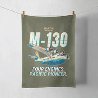 Thumbnail for Martin M-130 - Cartoon - Towel - Green Army