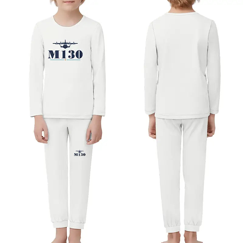Martin M-130 - Children Pajamas - Heritage Chest - White