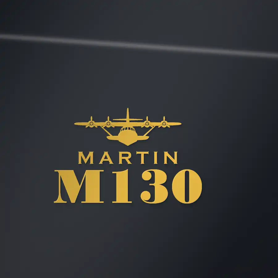 Martin M-130 - Heritage Die-Cut - Gold - Die-Cut - Close-up