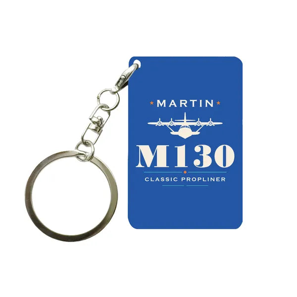 Martin M-130 - Heritage - Key Chain - Blue