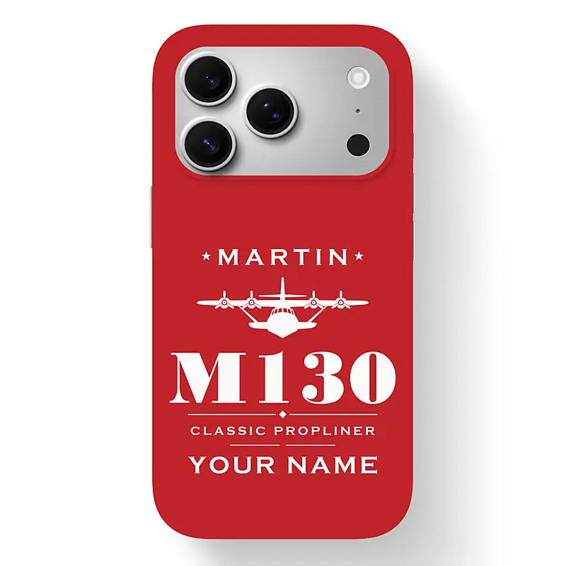 Martin M-130 - Heritage + Name - MagSafe iPhone 17 Pro - Red