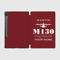 Thumbnail for Martin M-130 - Heritage + Name - Samsung Tablet - Dark Red