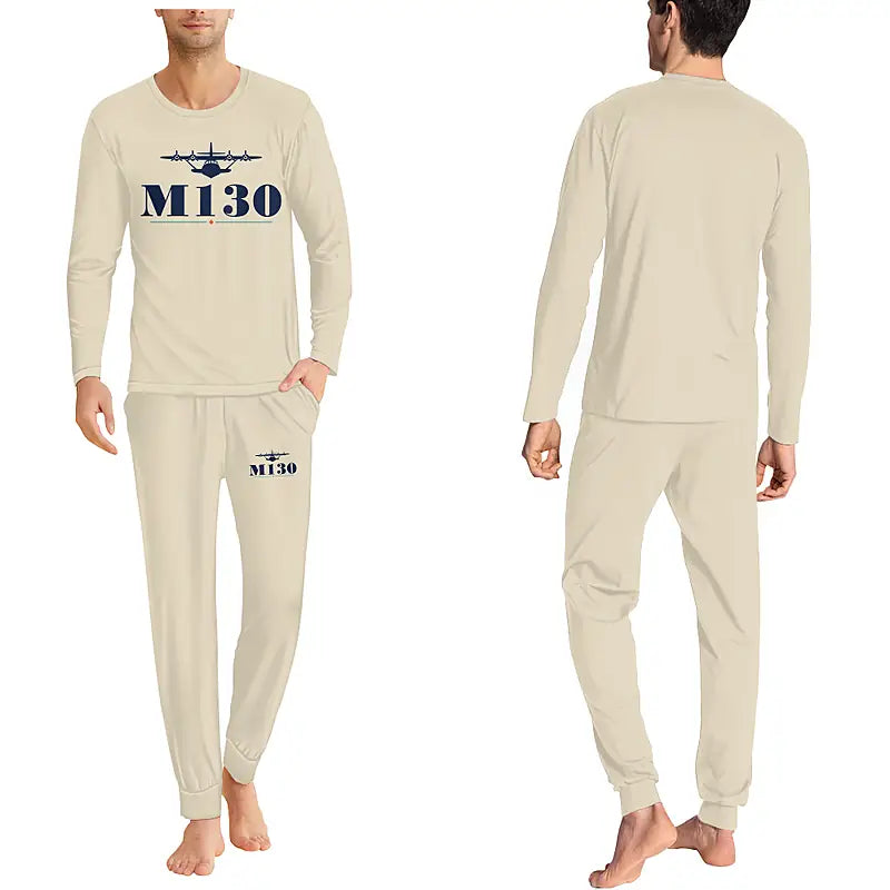 Martin M-130 - Men Pajamas - Heritage Chest - Beige