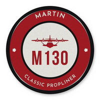 Thumbnail for Martin M-130 Patches - Circle - Red White