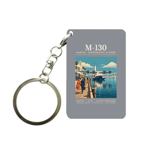 Martin M-130 - Poster - Key Chain - Gray