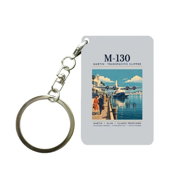Martin M-130 - Poster - Key Chain - Light Gray