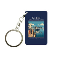 Thumbnail for Martin M-130 - Poster - Key Chain - Navy Blue