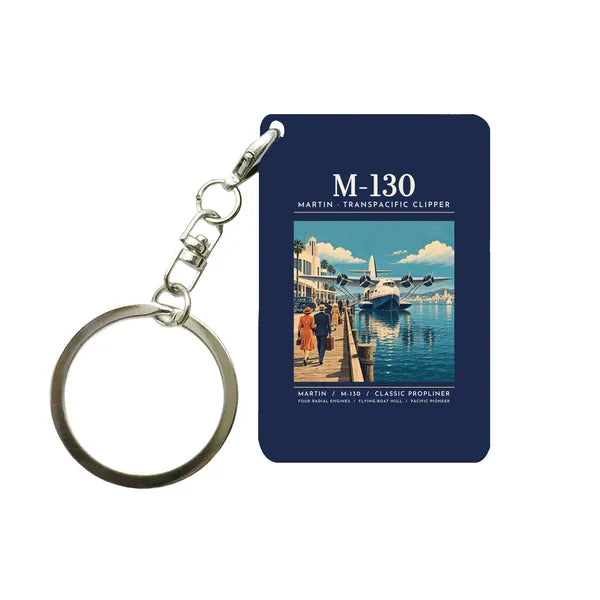 Martin M-130 - Poster - Key Chain - Navy Blue