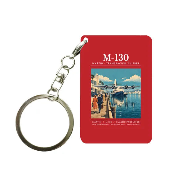 Martin M-130 - Poster - Key Chain - Red