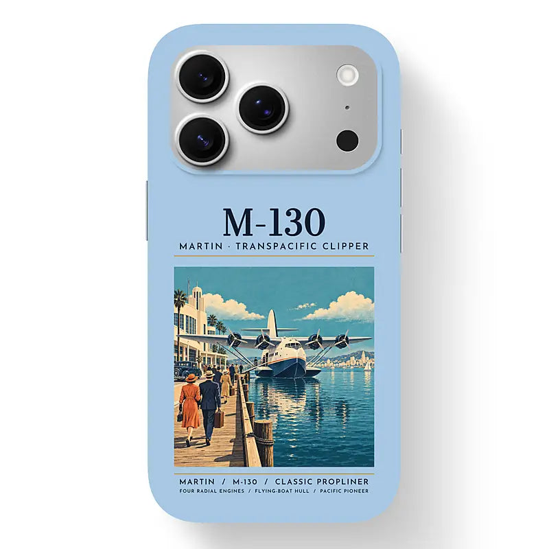 Martin M-130 - Poster - MagSafe iPhone 17 Pro - Light Blue