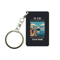 Thumbnail for Martin M-130 - Poster + Name - Key Chain - Black