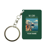 Thumbnail for Martin M-130 - Poster + Name - Key Chain - Dark Green