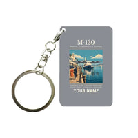 Thumbnail for Martin M-130 - Poster + Name - Key Chain - Gray