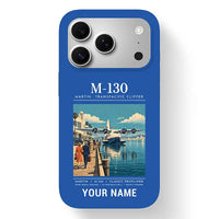 Thumbnail for Martin M-130 - Poster + Name - MagSafe iPhone 17 Pro - Blue