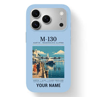 Thumbnail for Martin M-130 - Poster + Name - MagSafe iPhone 17 Pro - Light Blue