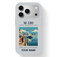 Thumbnail for Martin M-130 - Poster + Name - MagSafe iPhone 17 Pro - Light Gray