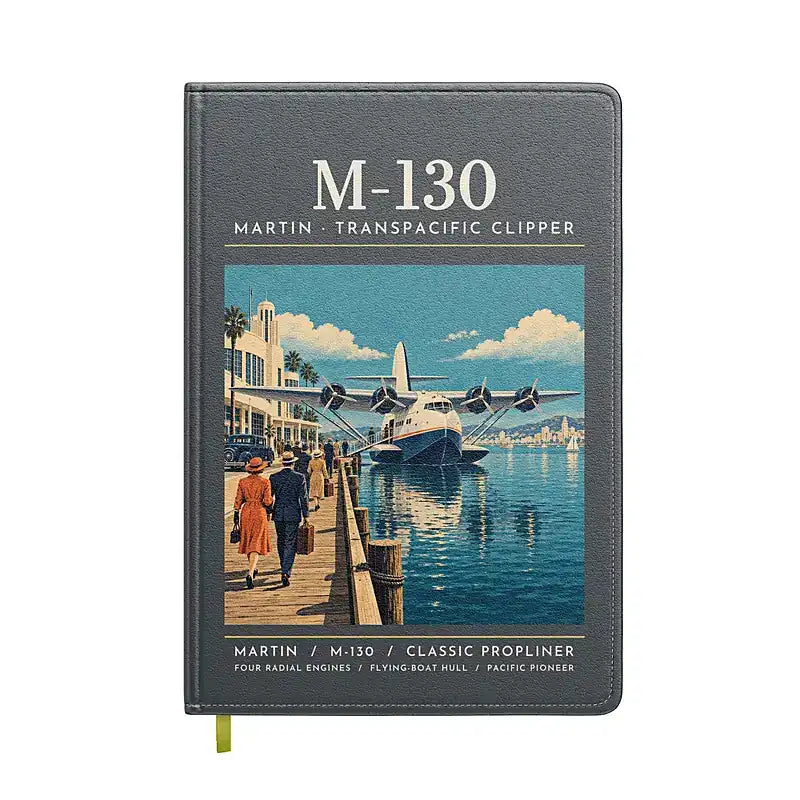 Martin M-130 - Poster - Notebook - Gray