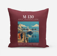 Thumbnail for Martin M-130 - Poster - Pillow - Dark Red