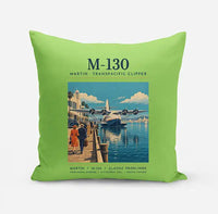 Thumbnail for Martin M-130 - Poster - Pillow - Light Green