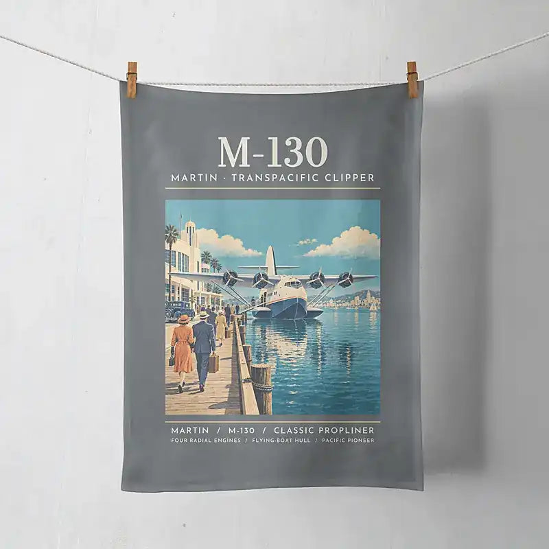 Martin M-130 - Poster - Towel - Gray