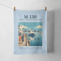 Thumbnail for Martin M-130 - Poster - Towel - Light Blue
