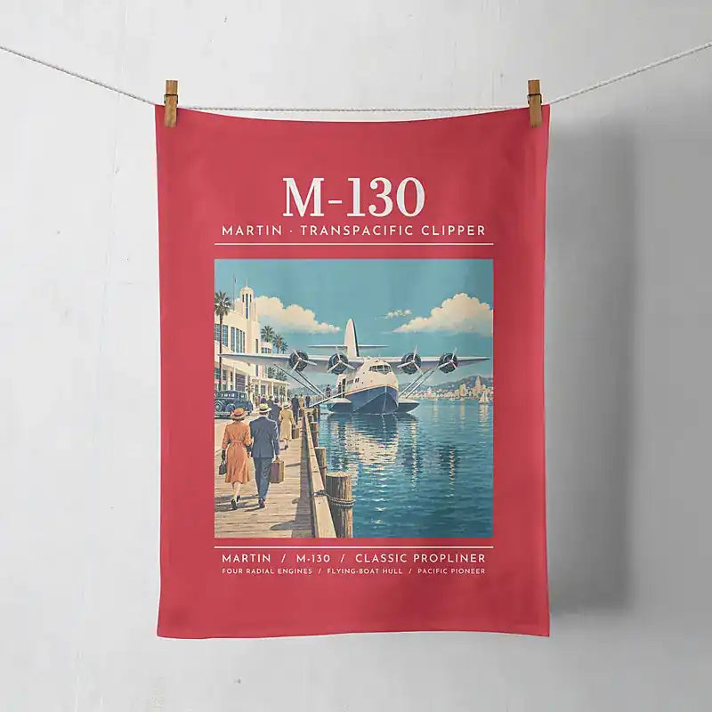 Martin M-130 - Poster - Towel - Red
