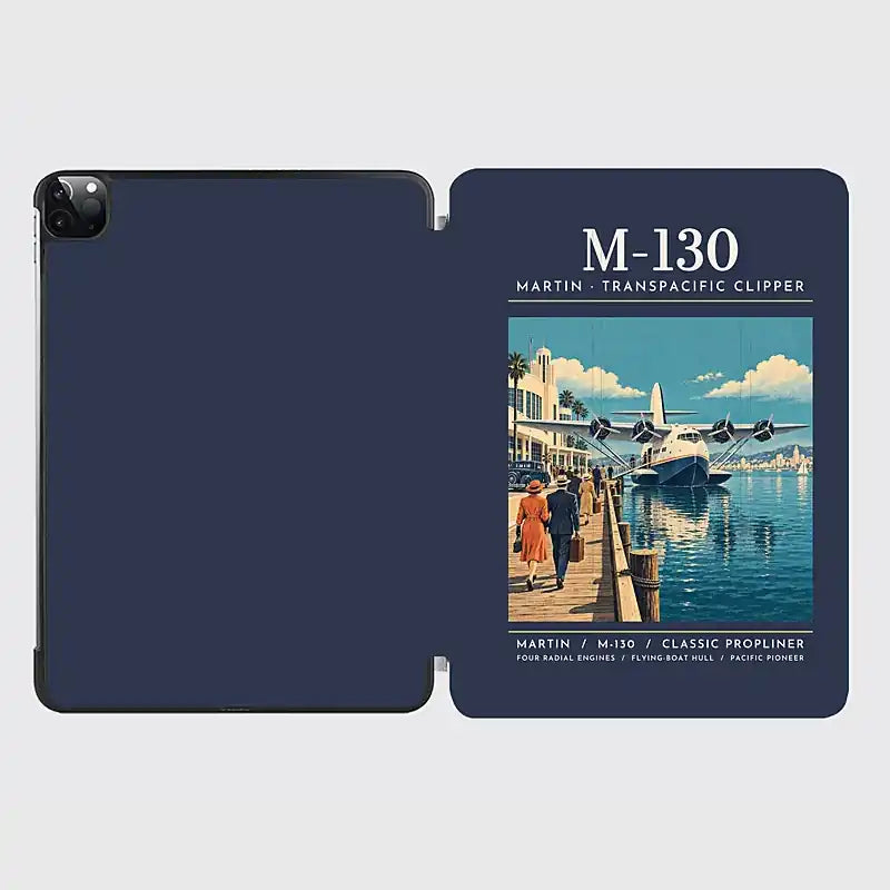 Martin M-130 - Poster - iPad Case - Navy Blue