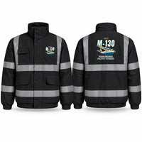 Thumbnail for Martin M-130 Reflective Winter Jackets - Cartoon - Black