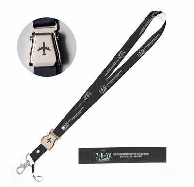 Martin 2-0-2A seat belt lanyard - black