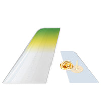 Thumbnail for Mauritania Airlines Designed Tail Shape Badges & Pins