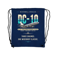 Thumbnail for McDonnell Douglas DC-10 - Drawstring Bag - Original - Dark Blue