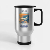 Thumbnail for McDonnell Douglas DC-10 - Poster + Name - Stainless Steel with Holder - Silver