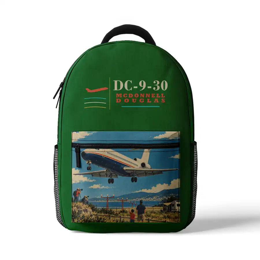 McDonnell Douglas DC-9-30 - 3D Backpack - Green