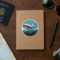Thumbnail for McDonnell Douglas DC-9-30 - 3D - Circle Sticker - Notebook