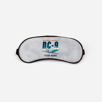 Thumbnail for McDonnell Douglas DC-9-30 - Cartoon + Name - Sleep Mask - Light Gray