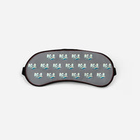 Thumbnail for McDonnell Douglas DC-9-30 - Cartoon Pattern - Sleep Mask - Gray