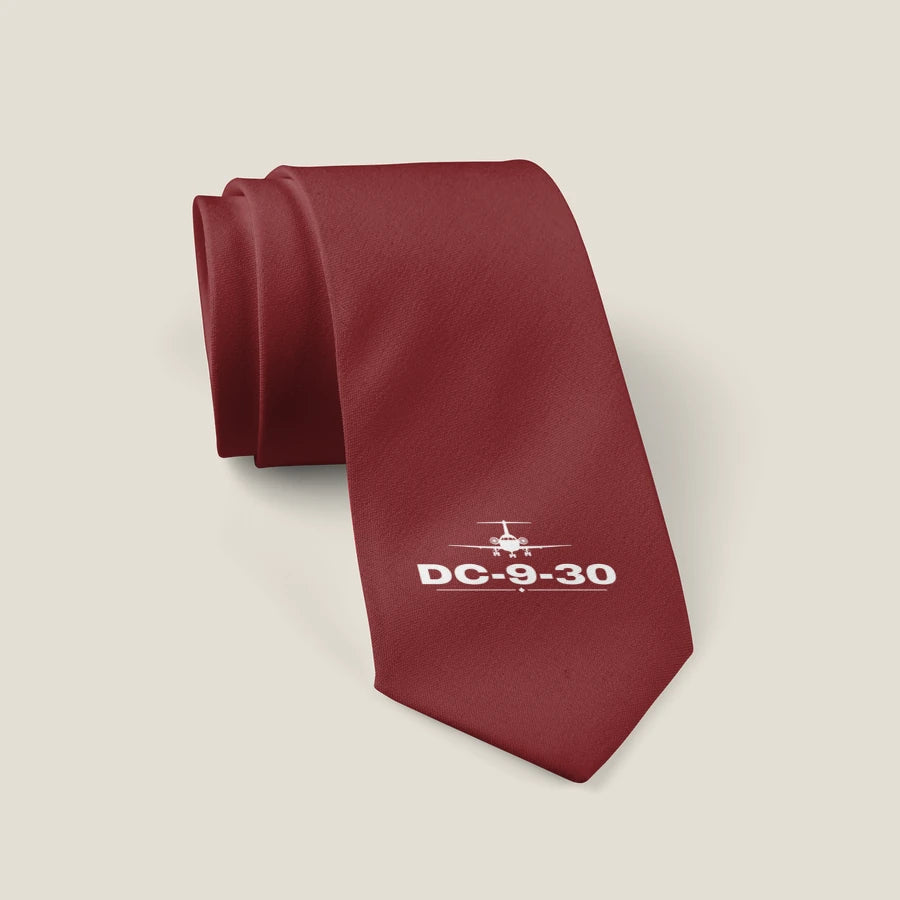 McDonnell Douglas DC-9-30 - Heritage - Tie - Dark Red