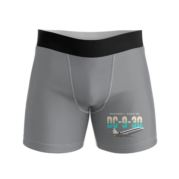 McDonnell Douglas DC-9-30 - Men Boxers - Original - Gray