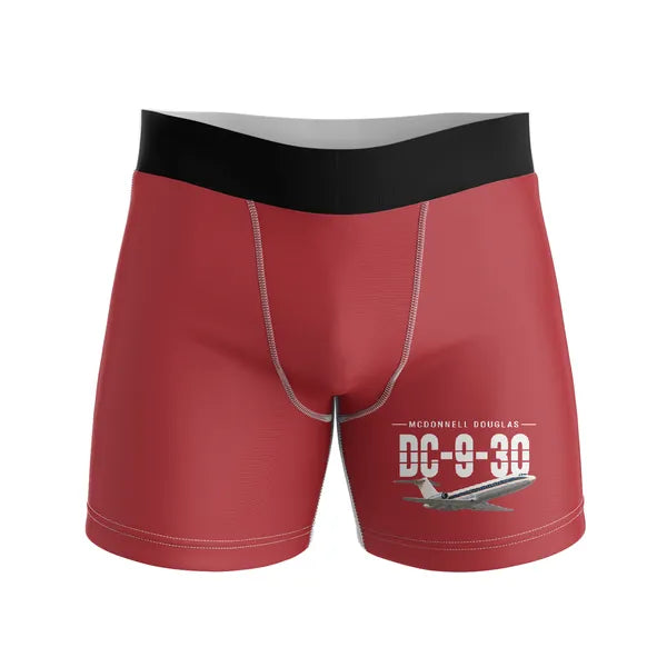 McDonnell Douglas DC-9-30 - Men Boxers - Original - Red